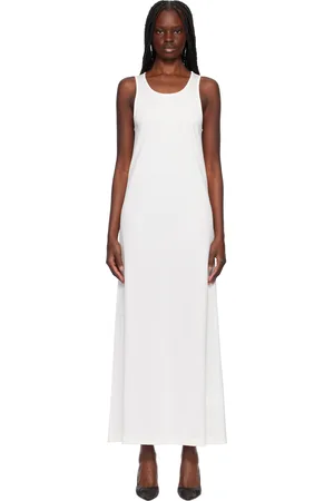 Gia Studios Robe longue Isha blanche