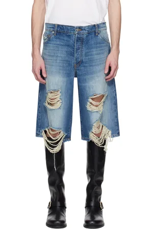 Cout de la Liberte Short ample Zander Crispy bleu en denim