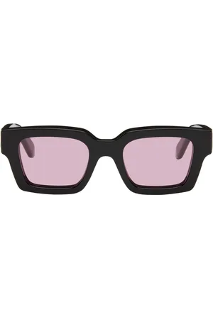 OFF-WHITE Lunettes de soleil Virgil noir et rose