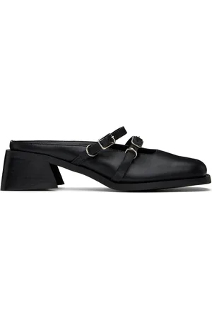 Justine Clenquet Mules Andie noires