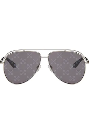 OFF-WHITE Lunettes de soleil Winner argentées