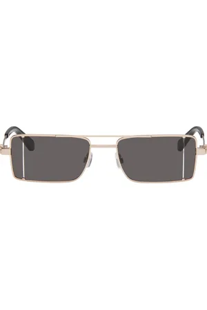 OFF-WHITE Lunettes de soleil Cortez dorées