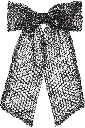 BODE Barrette noire en filet à boucle