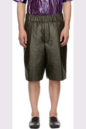 DRIES VAN NOTEN Short kaki à plis
