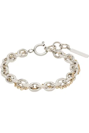 Justine Clenquet Bracelet Dana argenté et doré
