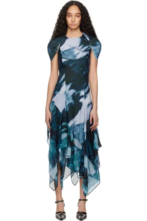 Collina Strada Robe longue Hillary bleue