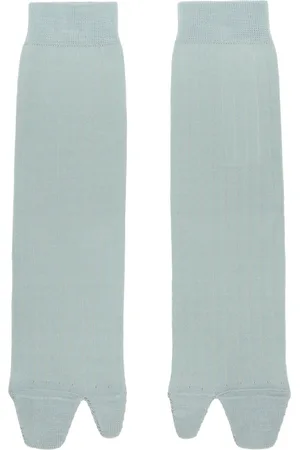 Maison Margiela Chaussettes vertes à bout Tabi