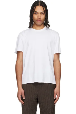 Les Tien Ensemble de trois t-shirts blancs à coupe classique