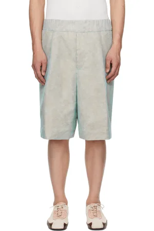 DRIES VAN NOTEN Short étagé bleu