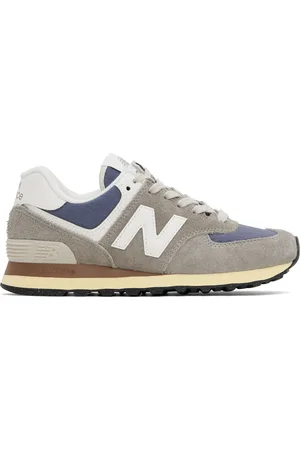 New Balance Baskets 574 taupe et bleu marine