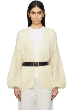 Totême Cardigan surdimensionné blanc cassé