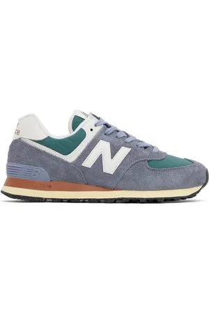 New Balance Baskets 574 bleu marine et vert
