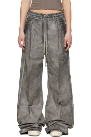 Rick Owens Pantalon de détente Geth gris à glissière Bela - Hollywood