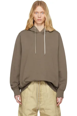 Rick Owens Pull à capuche surdimensionné gris - Hollywood