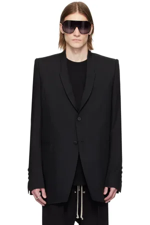 Rick Owens Veston façon costume noir - Hollywood Dirt