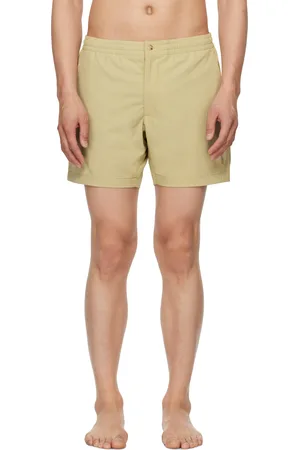Ralph Lauren Maillot de bain Polo Prepster beige à entrejambe de 15 cm