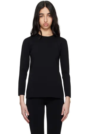 Totême Haut compact noir en tricot