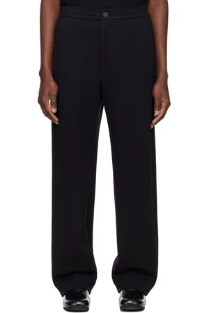 Solid Pantalon noir à quatre poches