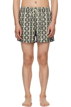 Oas Maillot de bain Forge Hypnotise beige et noir
