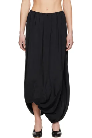 Lauren Manoogian Jupe midi bouffante noire