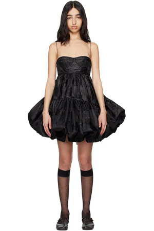 Cecilie Bahnsen Robe courte Osha noire