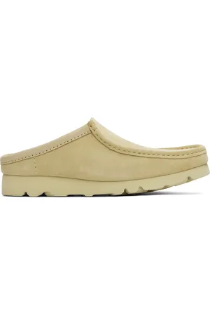 Clarks Flâneurs à enfiler Wallabee beiges