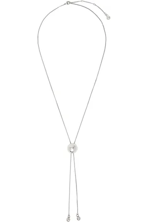 LEMAIRE Collier de style cravate-western argenté - Rattle