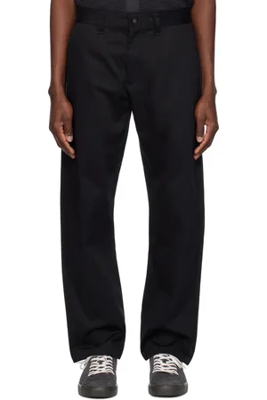 RAG&BONE Pantalon chino droit Haydon noir en coton