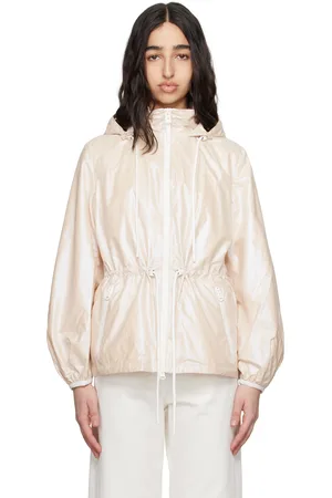 Mackage Imperméable Isha blanc cassé à manches bouffantes