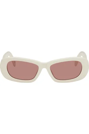 Palm Angels Lunettes de soleil Dana blanches