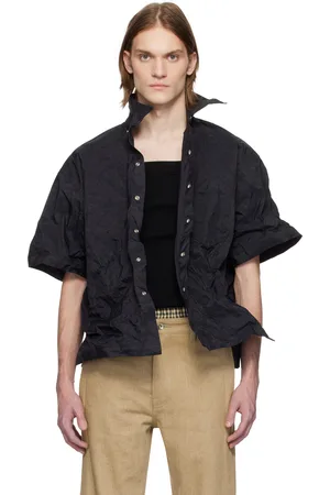 KARMUEL YOUNG Chemise droite transformable noire