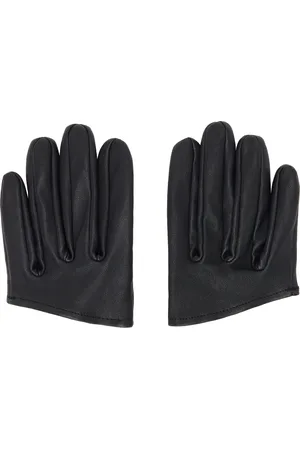 JULIUS Gants Trinity noirs en cuir