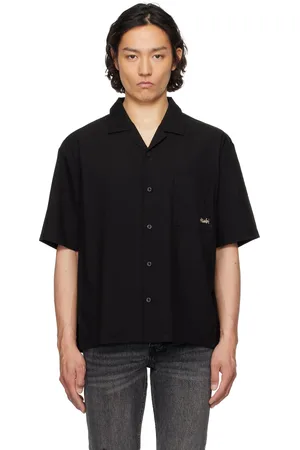 KSUBI Chemise manches courtes Diner noire à logo 1999