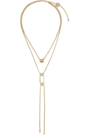 LEMAIRE Collier de style cravate-western doré - Abacus