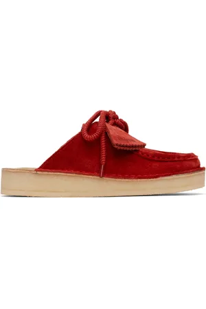 Clarks Mules Desert Nomad rouges