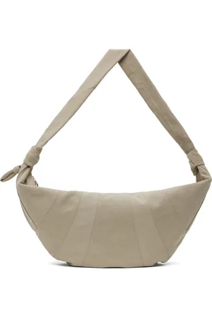 LEMAIRE Très grand sac Croissant beige