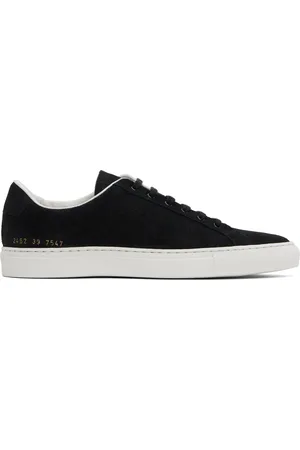 COMMON PROJECTS Baskets rétro noires en suède