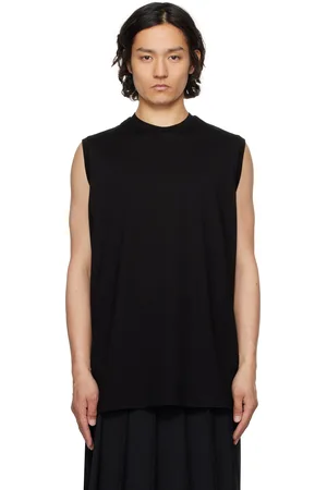 JULIUS T-shirt sans manches SZ noir en jersey de coton