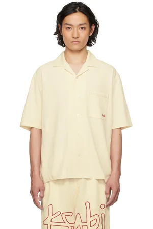 KSUBI Chemise manches courtes Diner beige à logo 1999