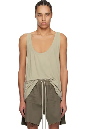 Rick Owens Débardeur blanc cassé à encolure plongeante - Hollywood