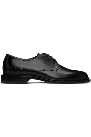 COMMON PROJECTS Derbys noirs en cuir poli