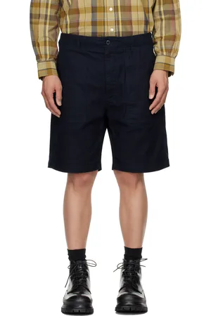 ENGINEERED GARMENTS Short bourgeron bleu marine