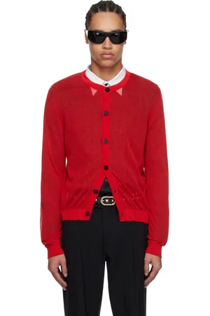 Ernest W. Baker Cardigan transparent rouge