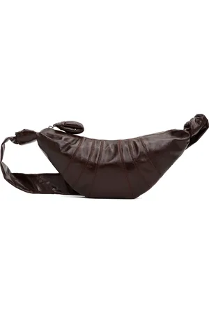 LEMAIRE Petit sac Croissant brun
