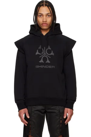 Olly Shinder Pull à capuche Folk noir