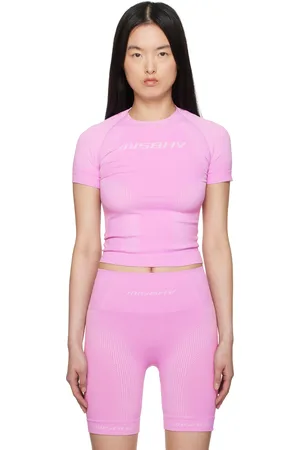MISBHV Haut de sport extensible mauve