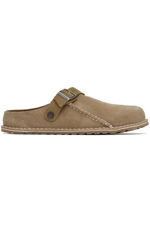 Birkenstock Flâneurs à enfiler Lutry Premium beiges en suède