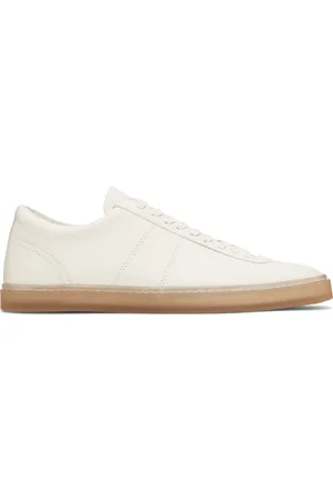 LEMAIRE Baskets Linoléum blanches à laçage