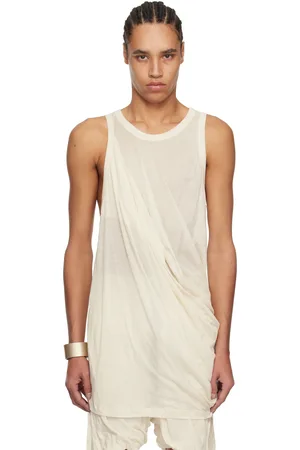Rick Owens Débardeur Anthem blanc cassé - Hollywood