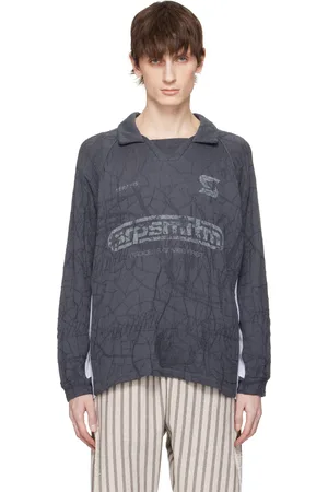 Serapis Polo de soccer gris en tricot